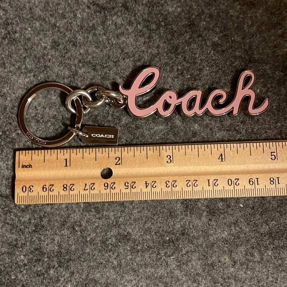 Pink Coach Keychain. - Picture 3 of 3